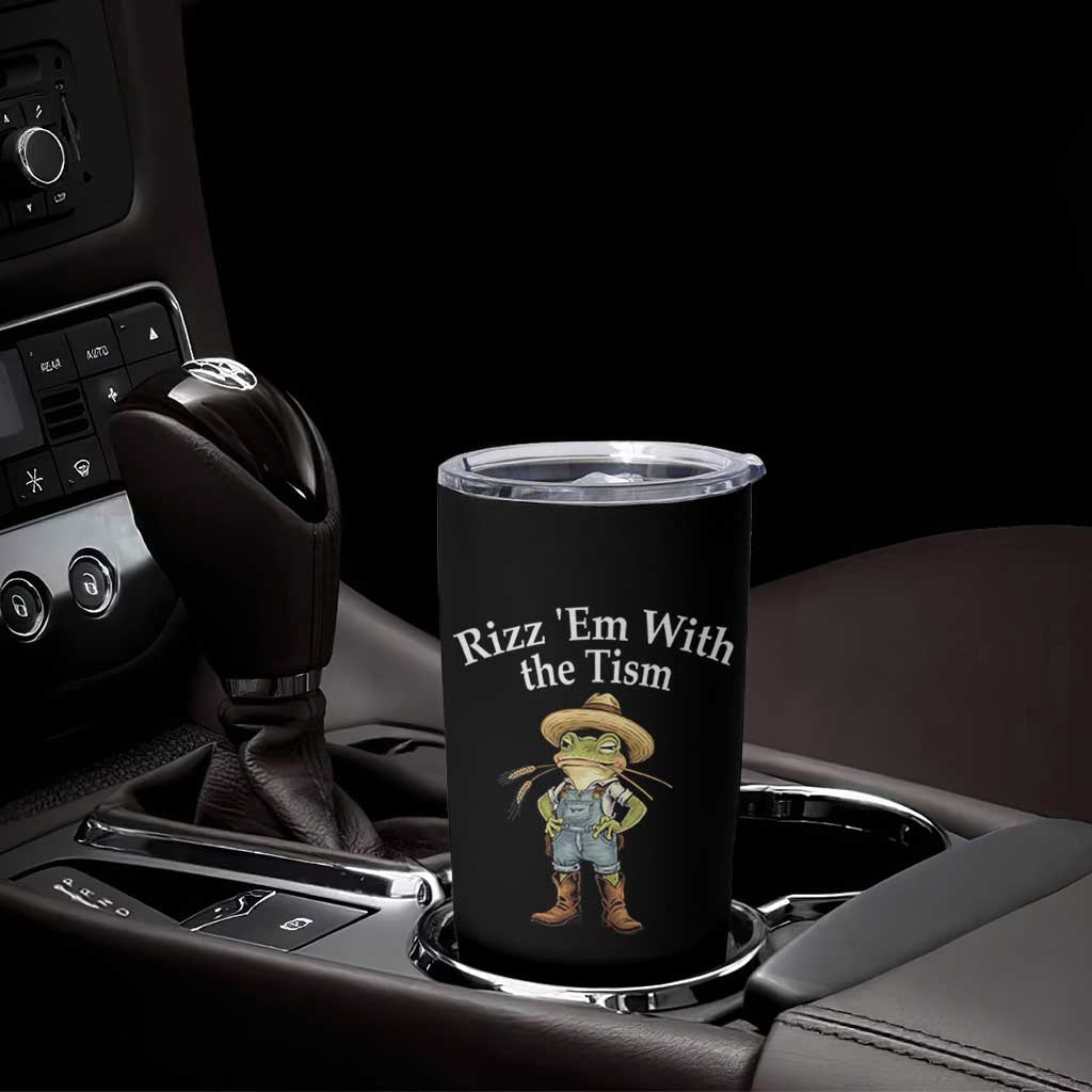 Autism Frog Tumbler Cup Funny Rizz Em With The Tism