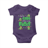 Just A Girl Who Loves Frogs Gift Baby Onesie - Wonder Print Shop