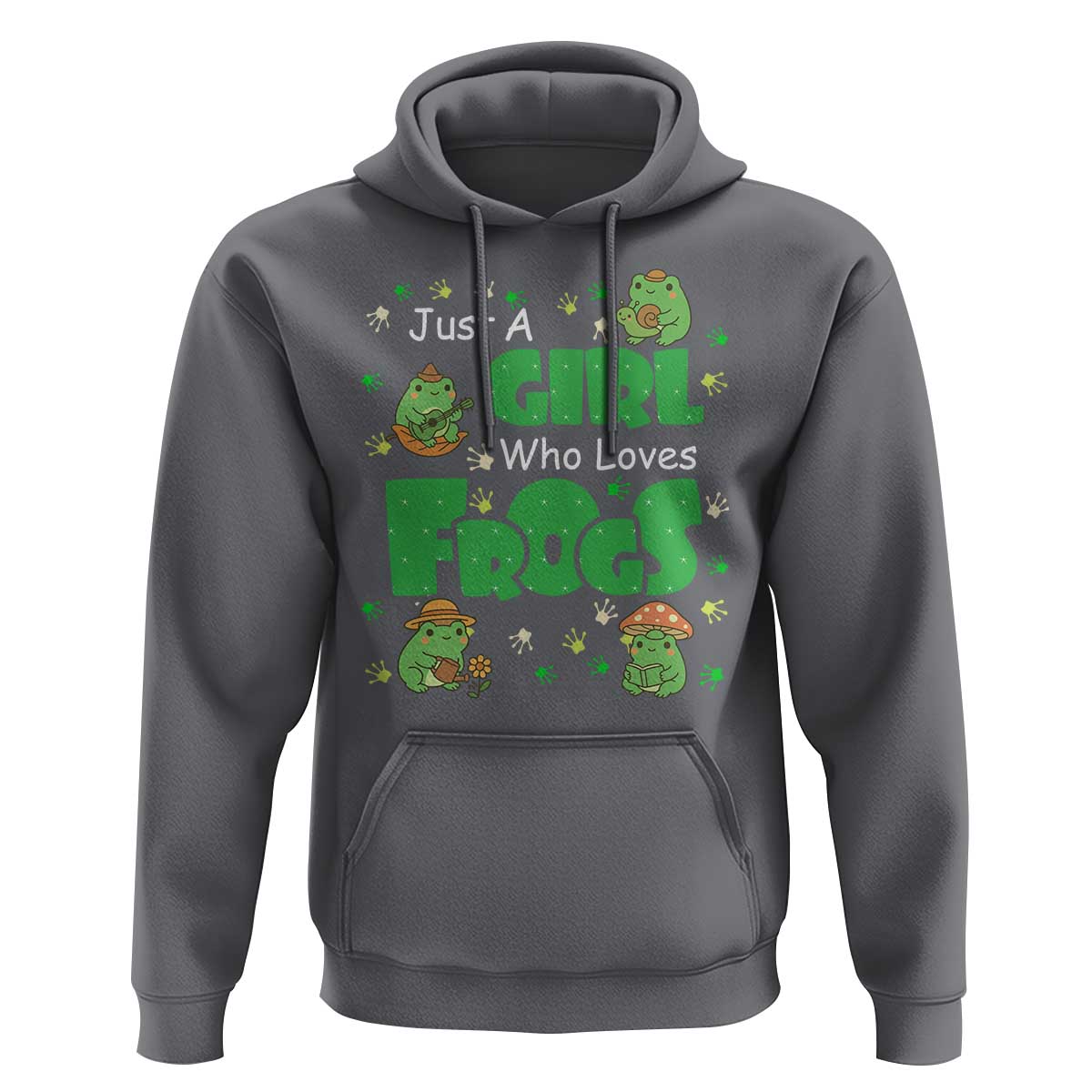 Just A Girl Who Loves Frogs Gift Hoodie - Wonder Print Shop