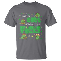 Just A Girl Who Loves Frogs Gift T Shirt - Wonder Print Shop