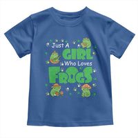 Just A Girl Who Loves Frogs Gift Toddler T Shirt - Wonder Print Shop