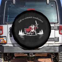 Off To Commit Tomfoolery Spare Tire Cover Frog Coffee Lover Gift - Wonder Print Shop
