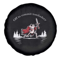 Off To Commit Tomfoolery Spare Tire Cover Frog Coffee Lover Gift - Wonder Print Shop