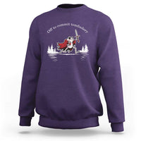 Off To Commit Tomfoolery Sweatshirt Frog Coffee Lover Gift - Wonder Print Shop
