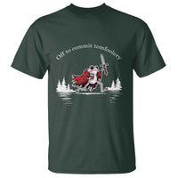 Off To Commit Tomfoolery T Shirt Frog Coffee Lover Gift - Wonder Print Shop