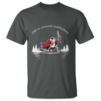 Off To Commit Tomfoolery T Shirt Frog Coffee Lover Gift - Wonder Print Shop