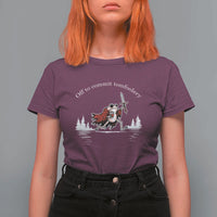 Off To Commit Tomfoolery T Shirt For Women Frog Coffee Lover Gift - Wonder Print Shop