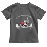 Off To Commit Tomfoolery Toddler T Shirt Frog Coffee Lover Gift - Wonder Print Shop