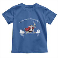 Off To Commit Tomfoolery Toddler T Shirt Frog Coffee Lover Gift - Wonder Print Shop