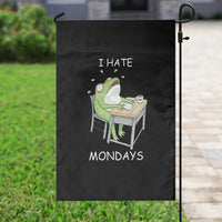 Funny Office Frog Garden Flag I Hate Mondays - Wonder Print Shop