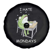 Funny Office Frog Spare Tire Cover I Hate Mondays - Wonder Print Shop