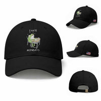 Funny Office Frog Baseball Cap I Hate Mondays