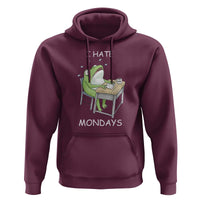 Funny Office Frog Hoodie I Hate Mondays - Wonder Print Shop