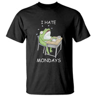 Funny Office Frog T Shirt I Hate Mondays - Wonder Print Shop