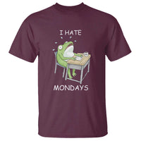 Funny Office Frog T Shirt I Hate Mondays - Wonder Print Shop