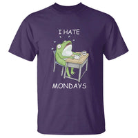Funny Office Frog T Shirt I Hate Mondays - Wonder Print Shop