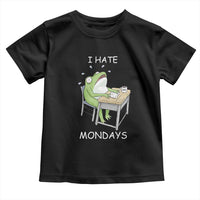 Funny Office Frog Toddler T Shirt I Hate Mondays - Wonder Print Shop