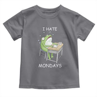 Funny Office Frog Toddler T Shirt I Hate Mondays - Wonder Print Shop