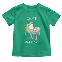 Funny Office Frog Toddler T Shirt I Hate Mondays - Wonder Print Shop