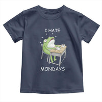 Funny Office Frog Toddler T Shirt I Hate Mondays - Wonder Print Shop