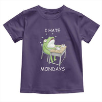 Funny Office Frog Toddler T Shirt I Hate Mondays - Wonder Print Shop