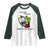 It Is Fine I Am Fine Everything Is Fine Raglan Shirt Attitude Frog - Wonder Print Shop
