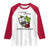 It Is Fine I Am Fine Everything Is Fine Raglan Shirt Attitude Frog - Wonder Print Shop