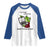 It Is Fine I Am Fine Everything Is Fine Raglan Shirt Attitude Frog - Wonder Print Shop