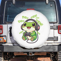 Funny Frog Playing Video Game Gift Spare Tire Cover - Wonder Print Shop