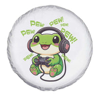 Funny Frog Playing Video Game Gift Spare Tire Cover - Wonder Print Shop