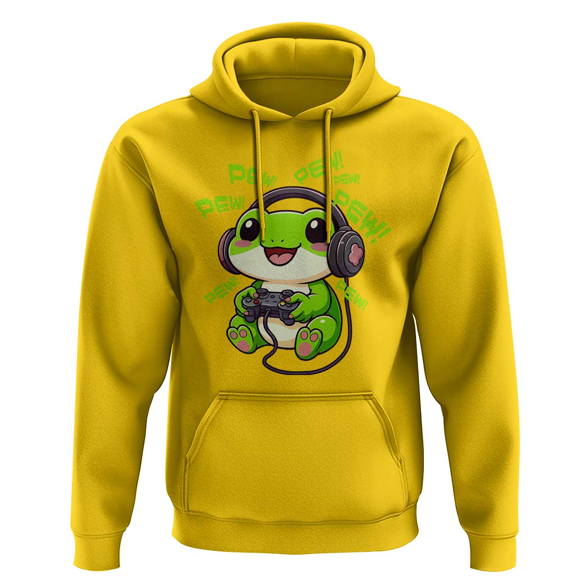 Funny Frog Playing Video Game Gift Hoodie - Wonder Print Shop