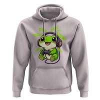 Funny Frog Playing Video Game Gift Hoodie - Wonder Print Shop