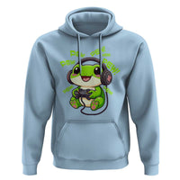 Funny Frog Playing Video Game Gift Hoodie - Wonder Print Shop