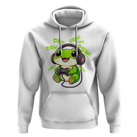 Funny Frog Playing Video Game Gift Hoodie - Wonder Print Shop