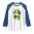 Funny Frog Playing Video Game Gift Raglan Shirt - Wonder Print Shop