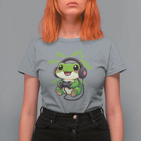 Funny Frog Playing Video Game Gift T Shirt For Women - Wonder Print Shop