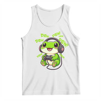 Funny Frog Playing Video Game Gift Tank Top - Wonder Print Shop
