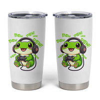 Funny Frog Playing Video Game Gift Tumbler Cup