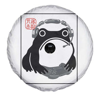 Grumpy Frog Gamer Japanese Ink Painting Spare Tire Cover - Wonder Print Shop