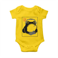 Grumpy Frog Gamer Japanese Ink Painting Baby Onesie - Wonder Print Shop