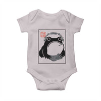 Grumpy Frog Gamer Japanese Ink Painting Baby Onesie - Wonder Print Shop