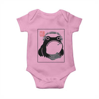 Grumpy Frog Gamer Japanese Ink Painting Baby Onesie - Wonder Print Shop
