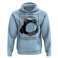 Grumpy Frog Gamer Japanese Ink Painting Hoodie - Wonder Print Shop