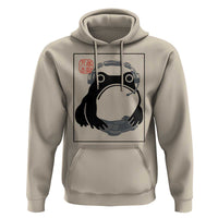 Grumpy Frog Gamer Japanese Ink Painting Hoodie - Wonder Print Shop