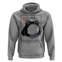 Grumpy Frog Gamer Japanese Ink Painting Hoodie - Wonder Print Shop