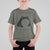 Grumpy Frog Gamer Japanese Ink Painting T Shirt For Kid - Wonder Print Shop