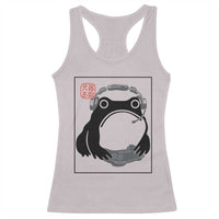 Grumpy Frog Gamer Japanese Ink Painting Racerback Tank Top - Wonder Print Shop