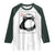 Grumpy Frog Gamer Japanese Ink Painting Raglan Shirt - Wonder Print Shop