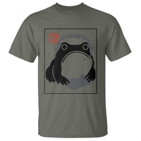 Grumpy Frog Gamer Japanese Ink Painting T Shirt - Wonder Print Shop