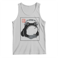 Grumpy Frog Gamer Japanese Ink Painting Tank Top - Wonder Print Shop